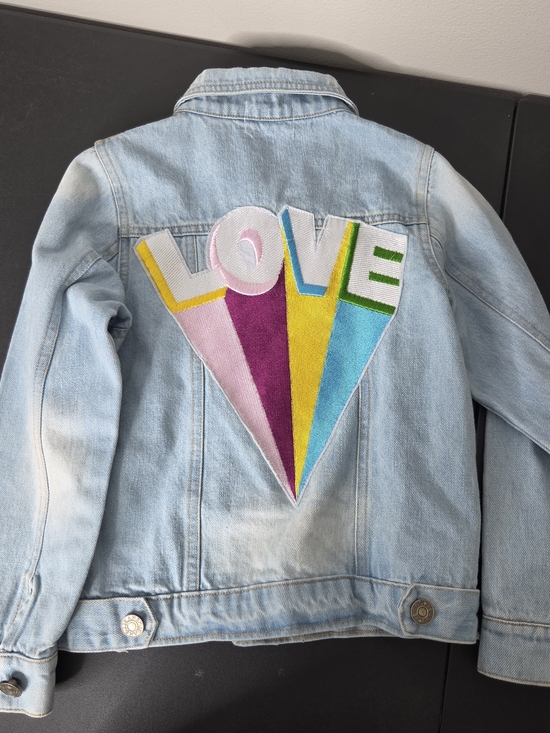 Lola + The Boys Other - Lola + The Boys Denim Love Jacket